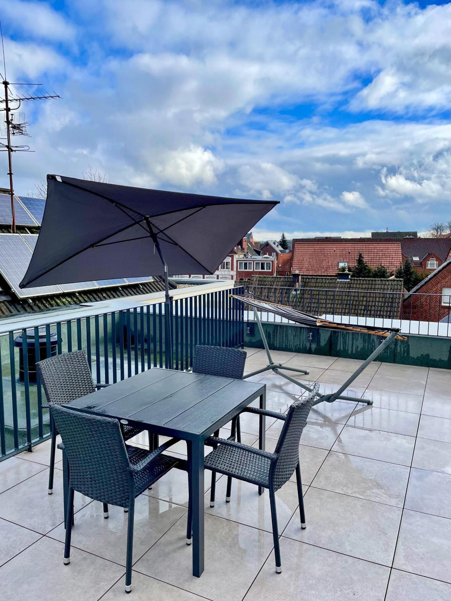 Ahaus: Stadtoase Mit Terrasse & Privater Garage Eksteriør billede